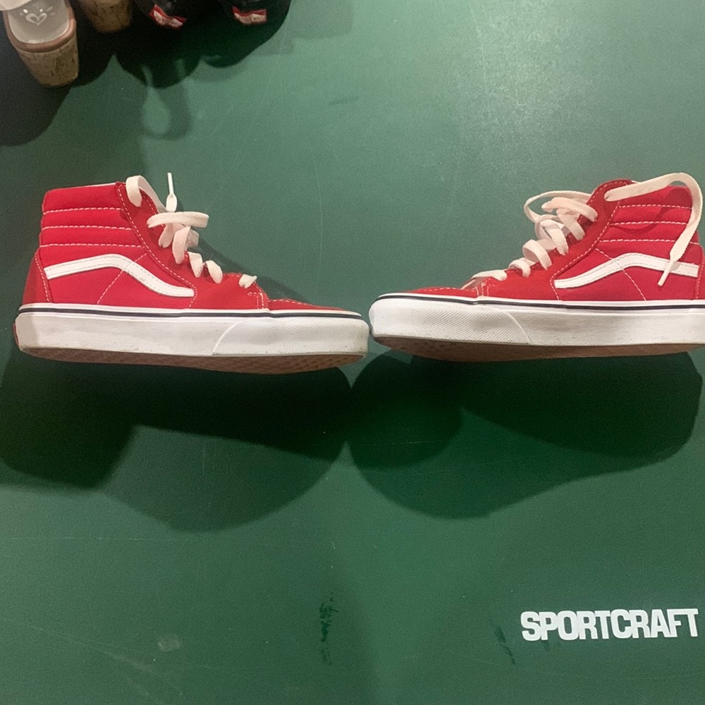 Girls red vans